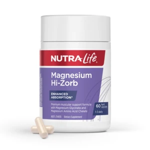 (PRE ORDER) Nutra-Life Magnesium Hi-Zorb 60 capsules shelf life 2yrs